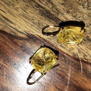 Yellow Stone Kate Spade Earrings